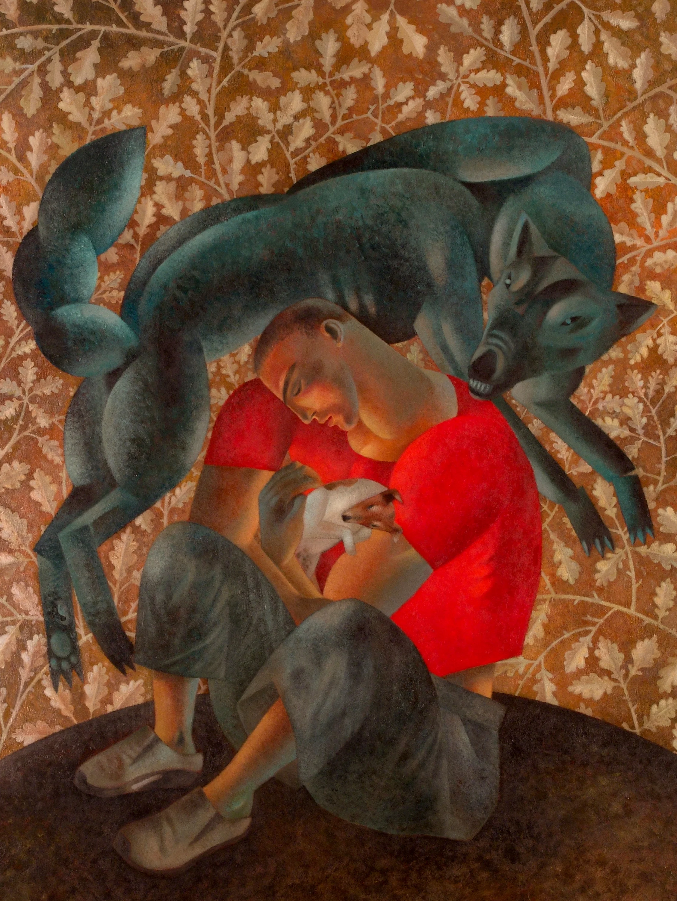   Leap . (Saint Hervé and the Wolf) 2007. Private Collection 