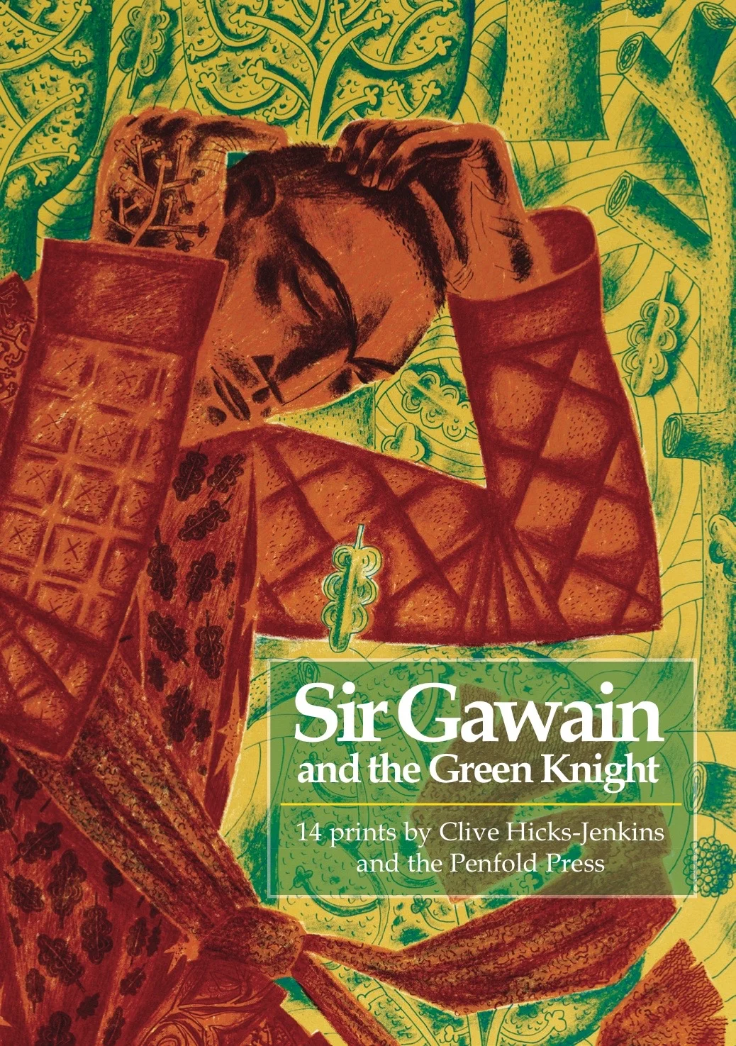 Catalogue of fourteen screen-prints on the theme of Sir Gawain and the Green Knight . With an Introduction and descriptions in the text by James Russell, and an afterword by Dan Bugg of Penfold Press..