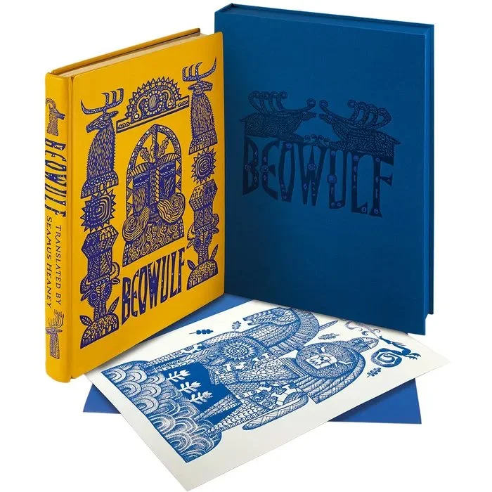   BEOWULF , TRANSLATED BY SEAMUS HEANEY AND PUBLISHED IN 2023 IN AN EDITION OF 750 BY THE FOLIO SOCIETY. 