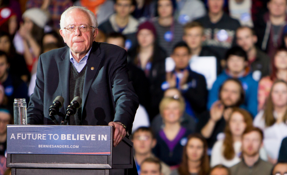  On Sunday, January 24th 2016, Bernie Sanders addressed an energetic cowd of over 2,000 faculty, staff, students and Decorah community members in the Luther College main gym. That rally was part of his last big push to get his message out before the 