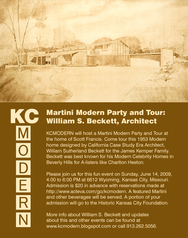 KCmodern Martini Modern Party & Tour: William S. Beckett