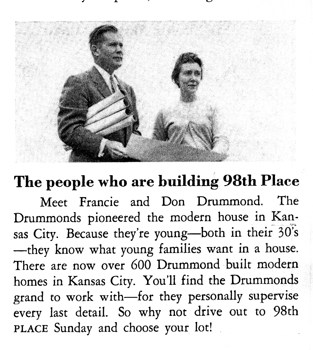Builder, Don Drummond and Francie Drummond