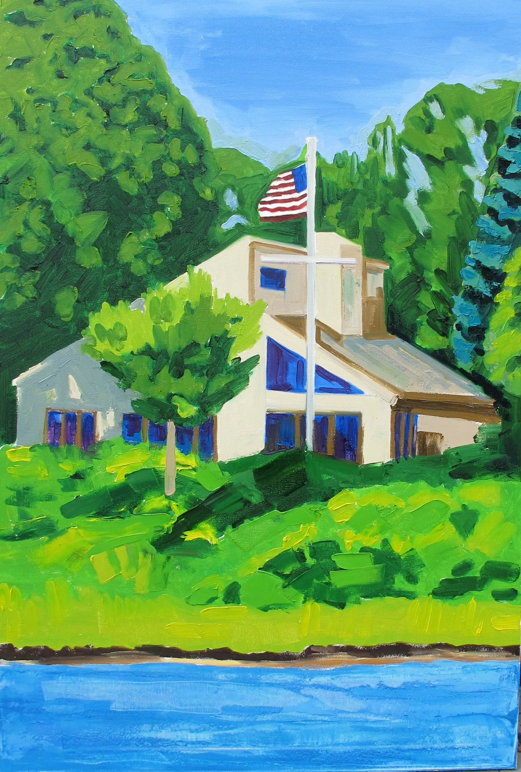 Margrets Drive 1 - Oil on canvas - 2' x 3'