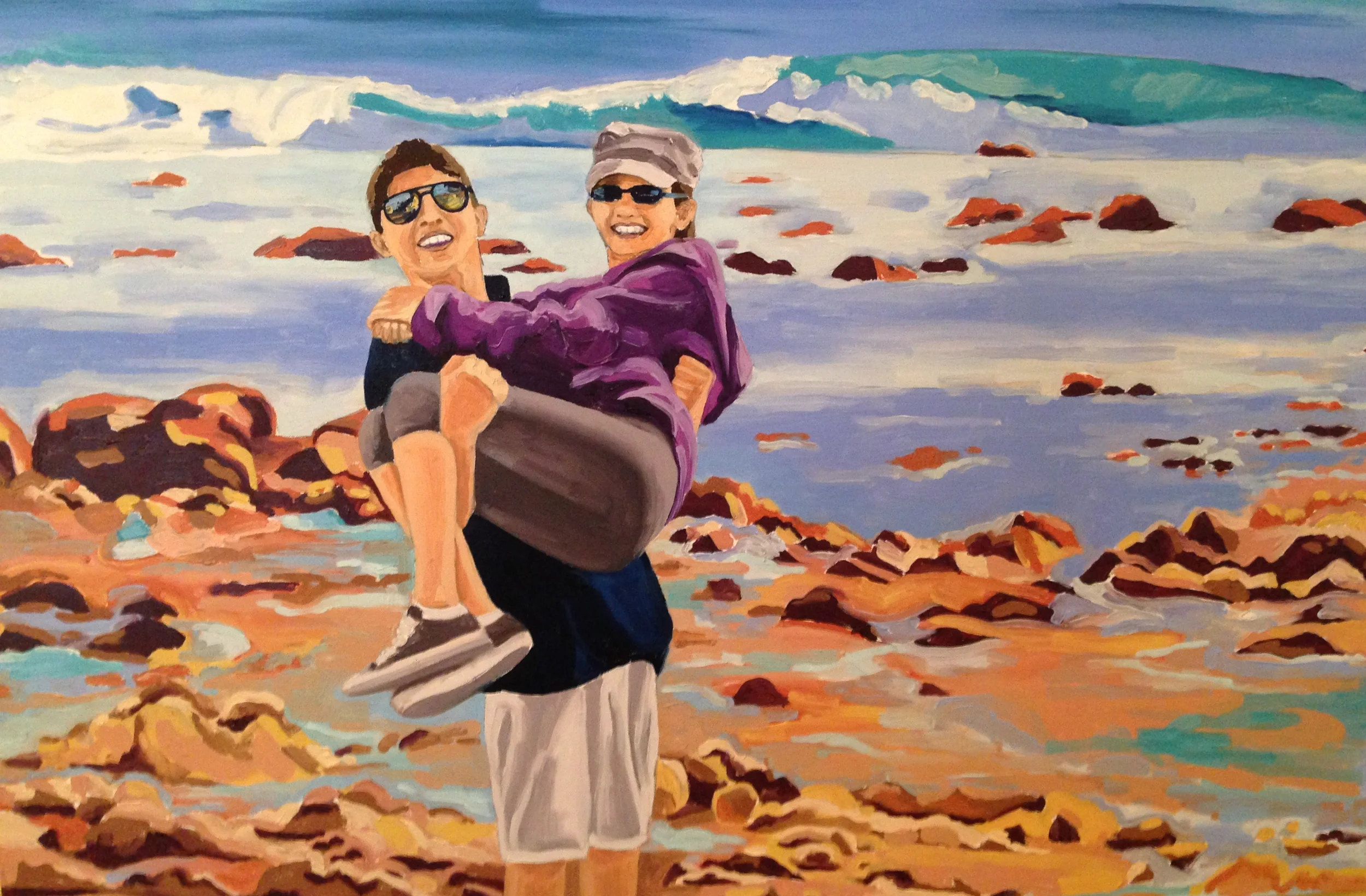 Malibu - Oil on canvas - 2' x 3'