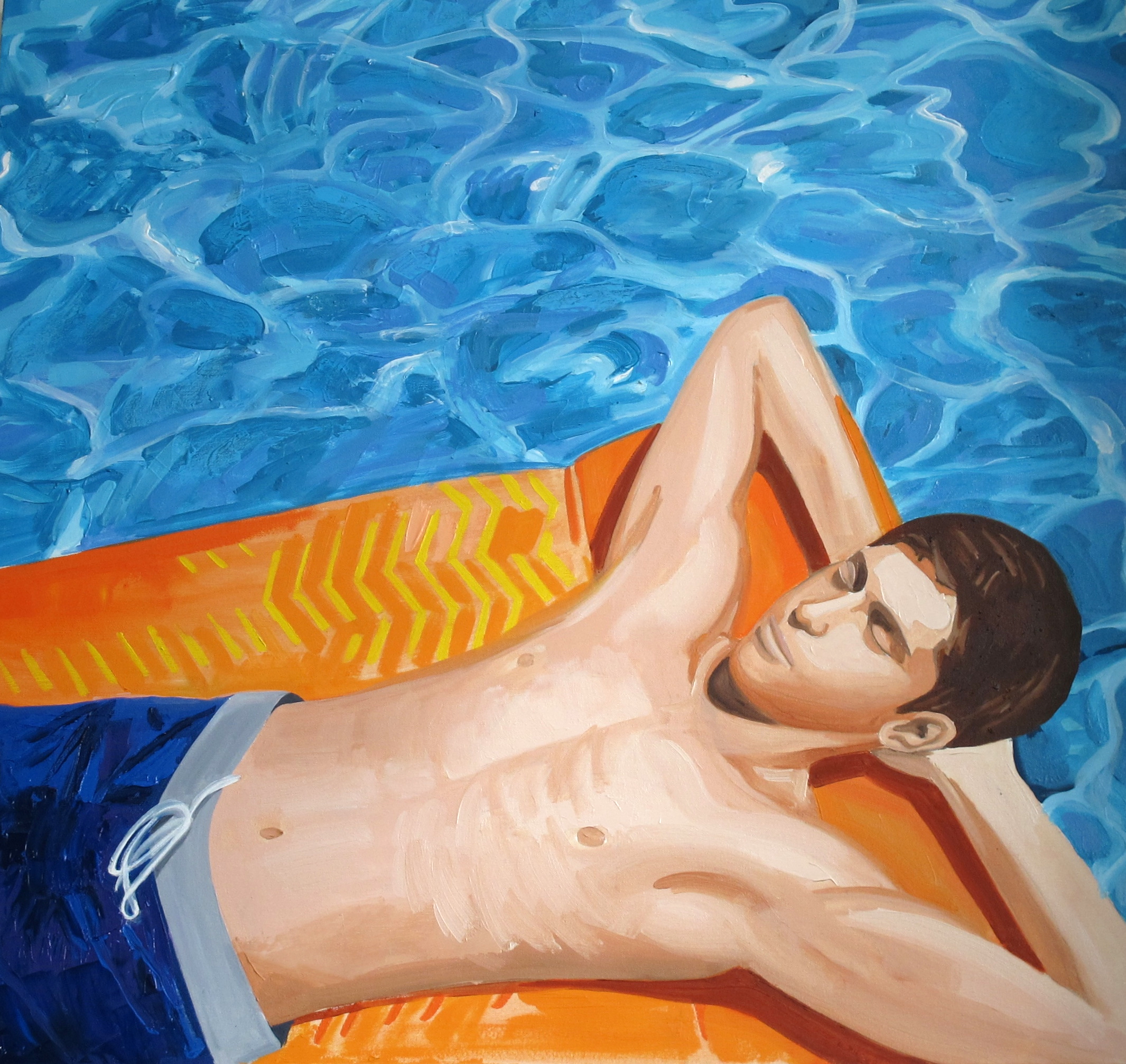 Summer Bliss - Oil on canvas 3' x 3'