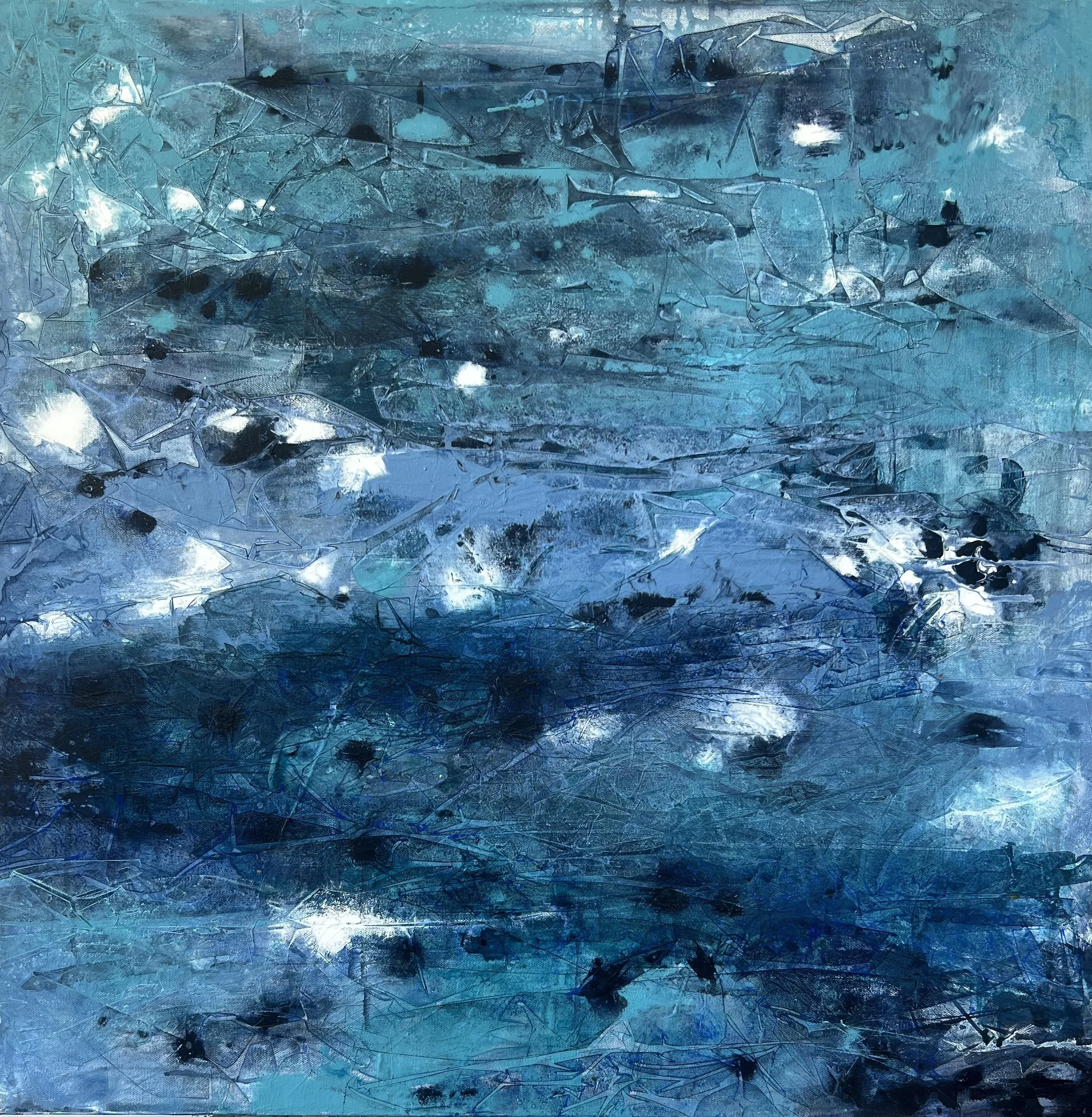 Skylar - Acrylic on Canvas, 30" x 30"