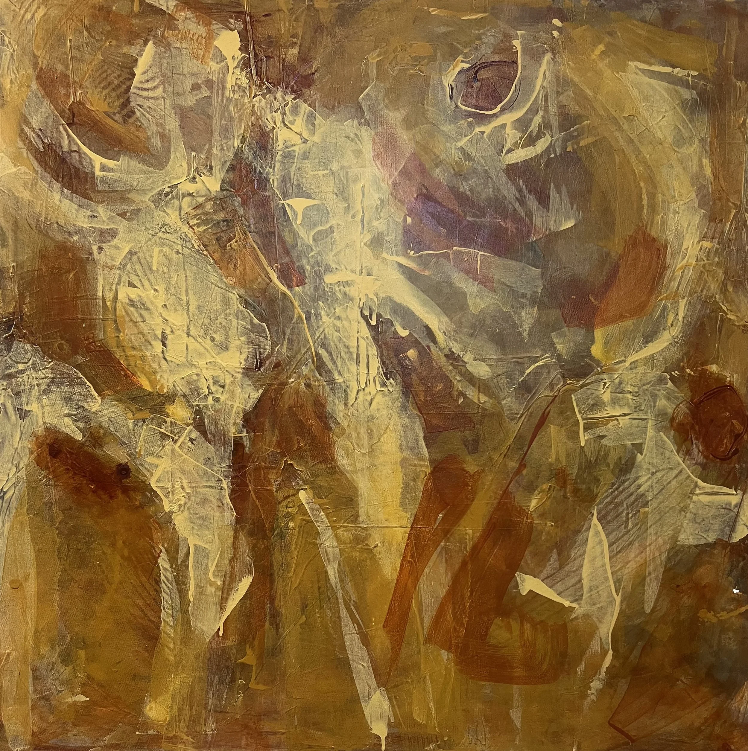 Contemplation - Acrylic o Canvas - 36" x 36"