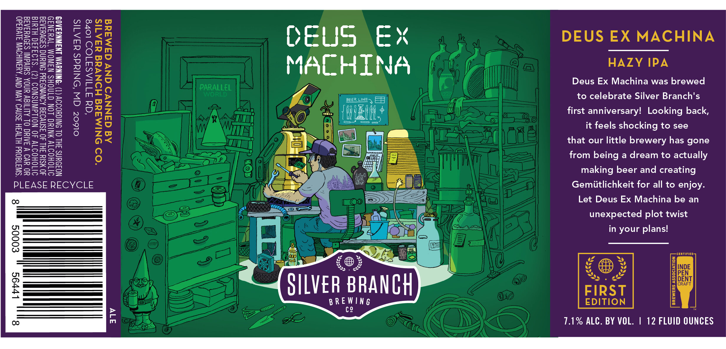 DEUX EX MACHINA Silver Brach Brewing