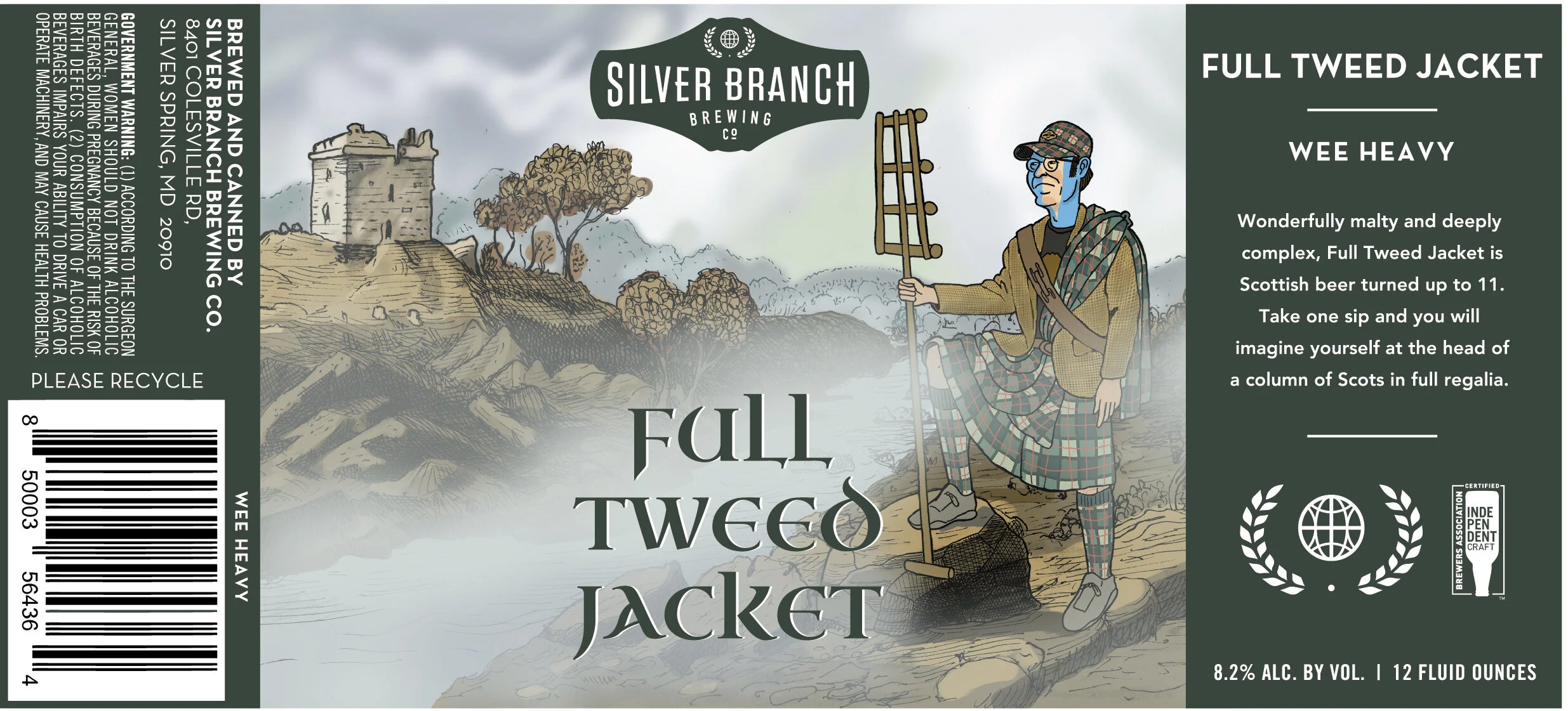 FULL TWEED JACKET Silver Branch Brewing
