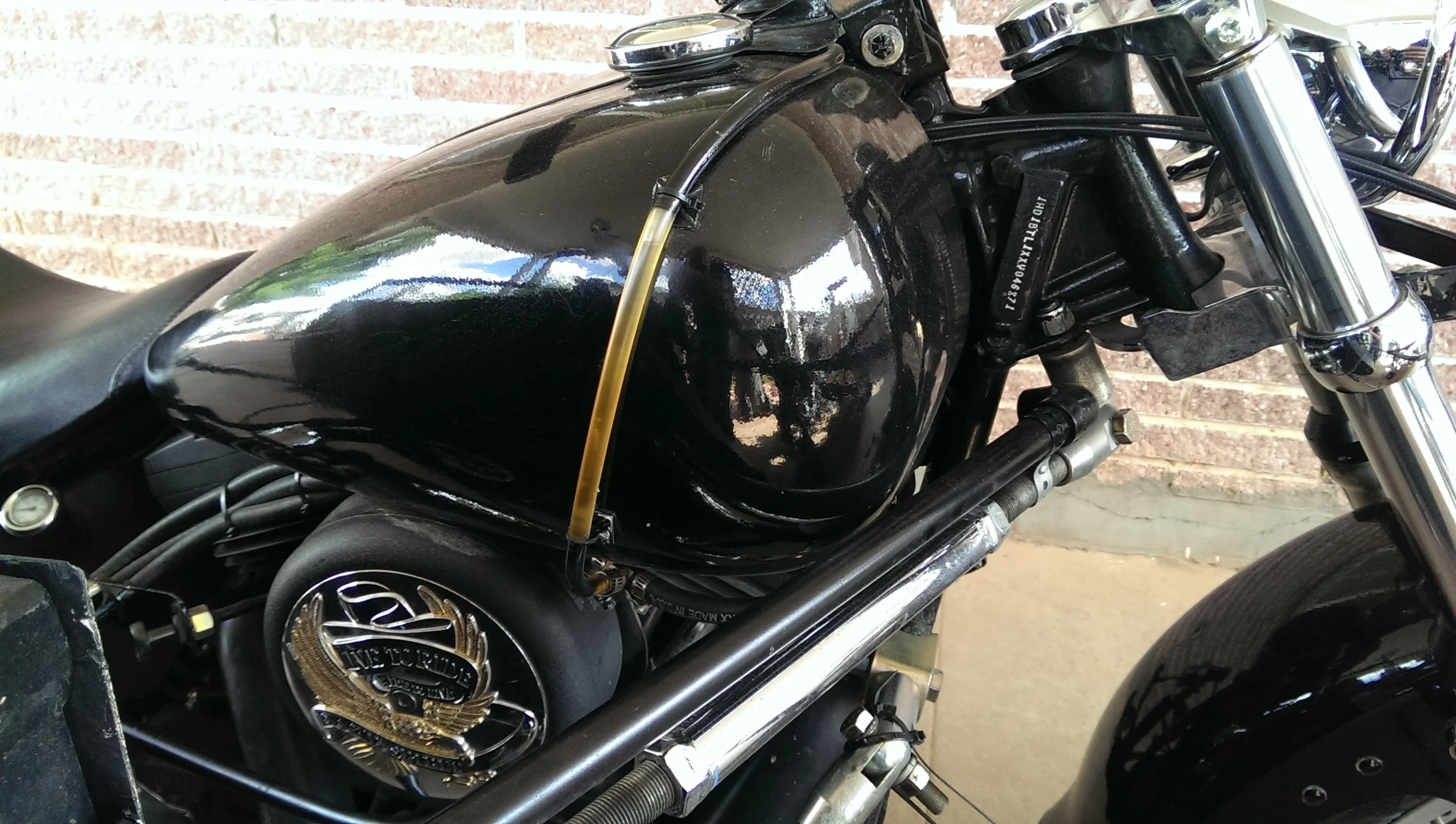 Another view of the fuel gauge
