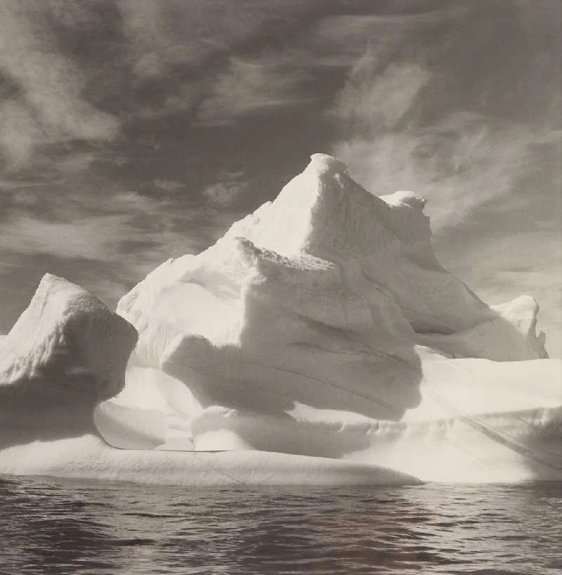 Iceberg 20, Disko Bay, Greenland, 1988/printed 1997 gelatin silver print 41 1/2 x 40 1/2 inches (105.41 x 102.87 cm) sold