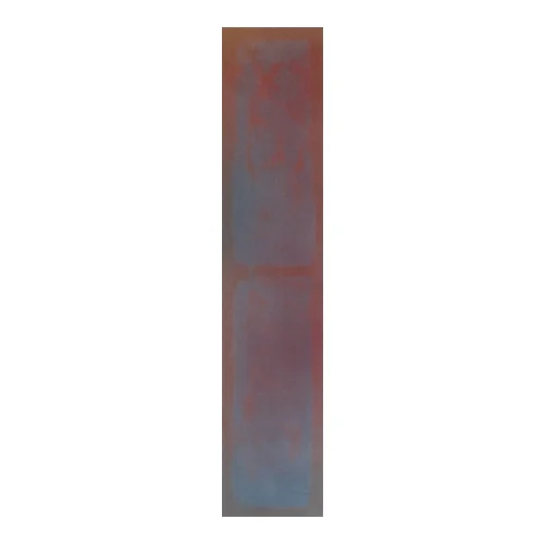 Hours , 1965 water-based acrylic on canvas 81 1/2 x 17 inches (207 x 43.2 cm) sold