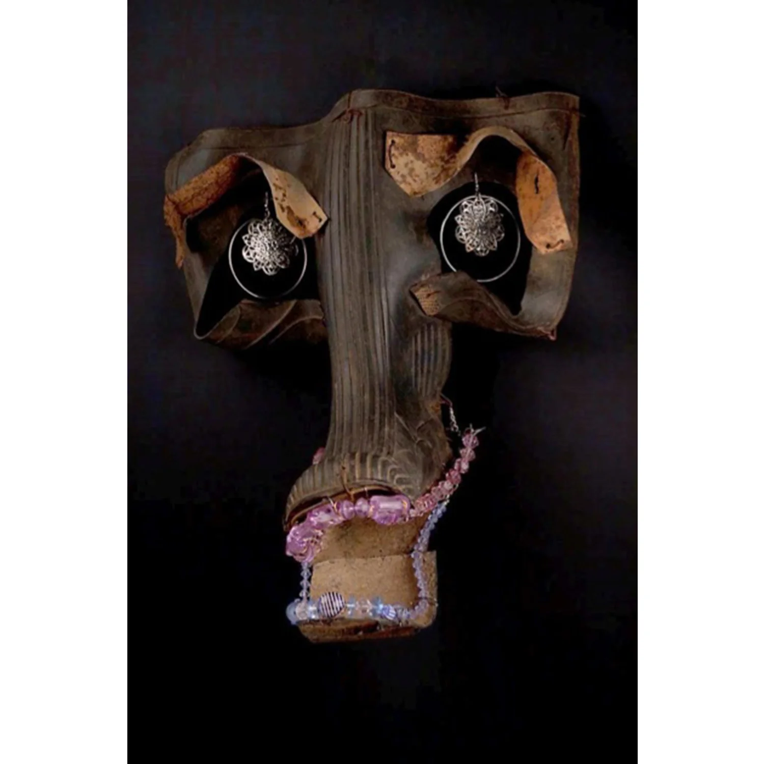 Boy, 2008 plastic, rubber, copper, iron 17 x 12 1/2 x 7 1/2 inches (42.18 x 31.75 x 19.05 cm) sold