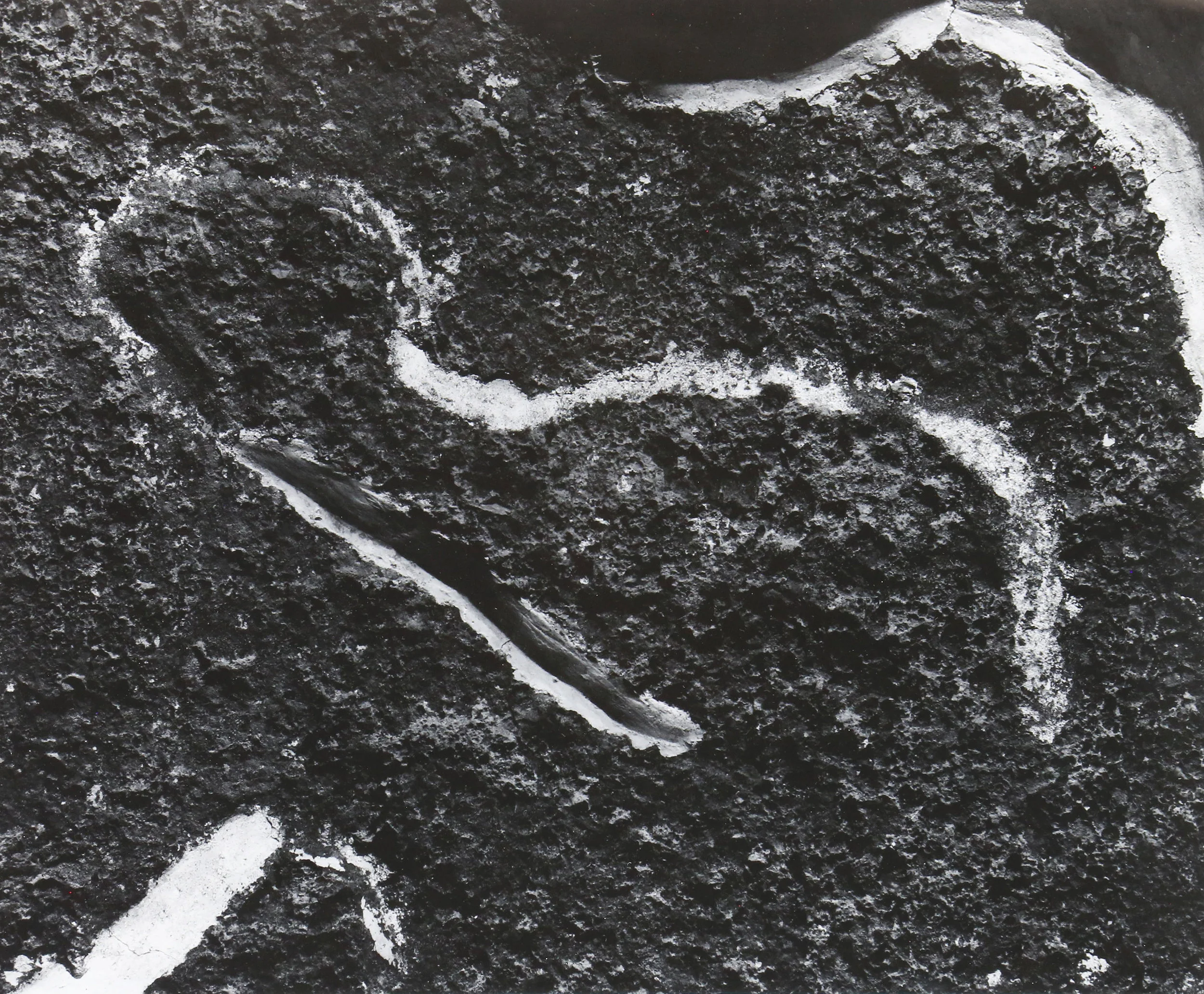 Aaron Siskand Teotehuacan, 1955 vintage gelatin silver print 15 1/2 x 19 inches (39.3 x 48.2 cm)