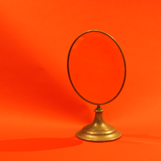 Jeannette Montgomery Barron ORANGE MIRROR #1 , 2018 available in 20 x 20 or 40 x 40 inches Edition of 6 + 3 APs