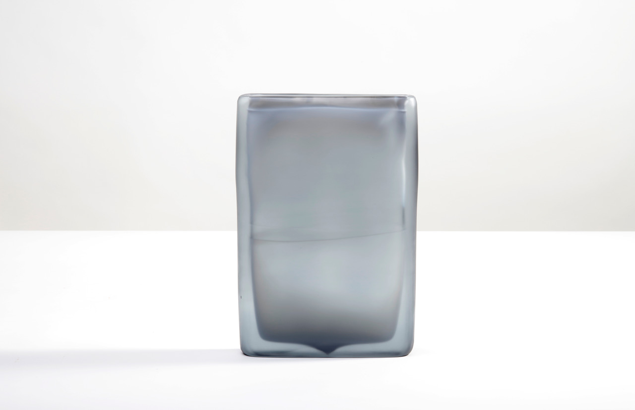  Laura de Santillana Quartet 3, 2018 hand blown compressed shaped glass 13 1/8 x 8 7/8 x 1 3/4 inches (33.5 x 22.5 x 4.5 cm) 