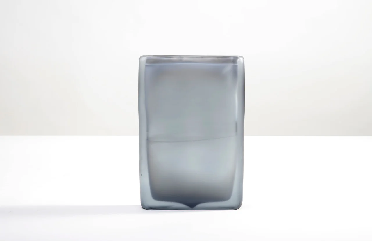 Laura de Santillana Quartet 3, 2018 hand blown compressed shaped glass 13 1/8 x 8 7/8 x 1 3/4 inches (33.5 x 22.5 x 4.5 cm)