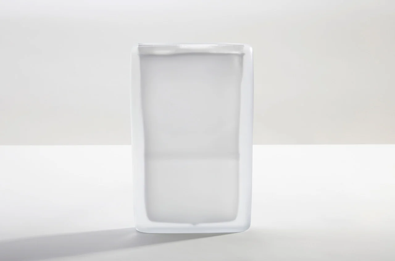 Laura de Santillana Quartet 1, 2018 hand blown compressed shaped glass 12 3/4 x 8 1/4 x 2 1/8 inches (32.5 x 21 x 5.5 cm)