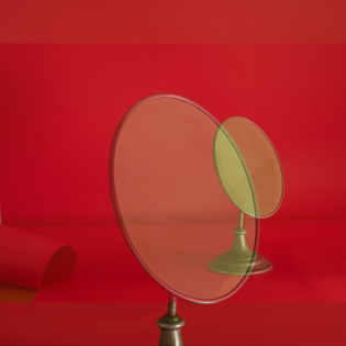 RED MIRROR #3 , 2018 available in 20 x 20 or 40 x 40 inches Edition of 6 + 3 APs