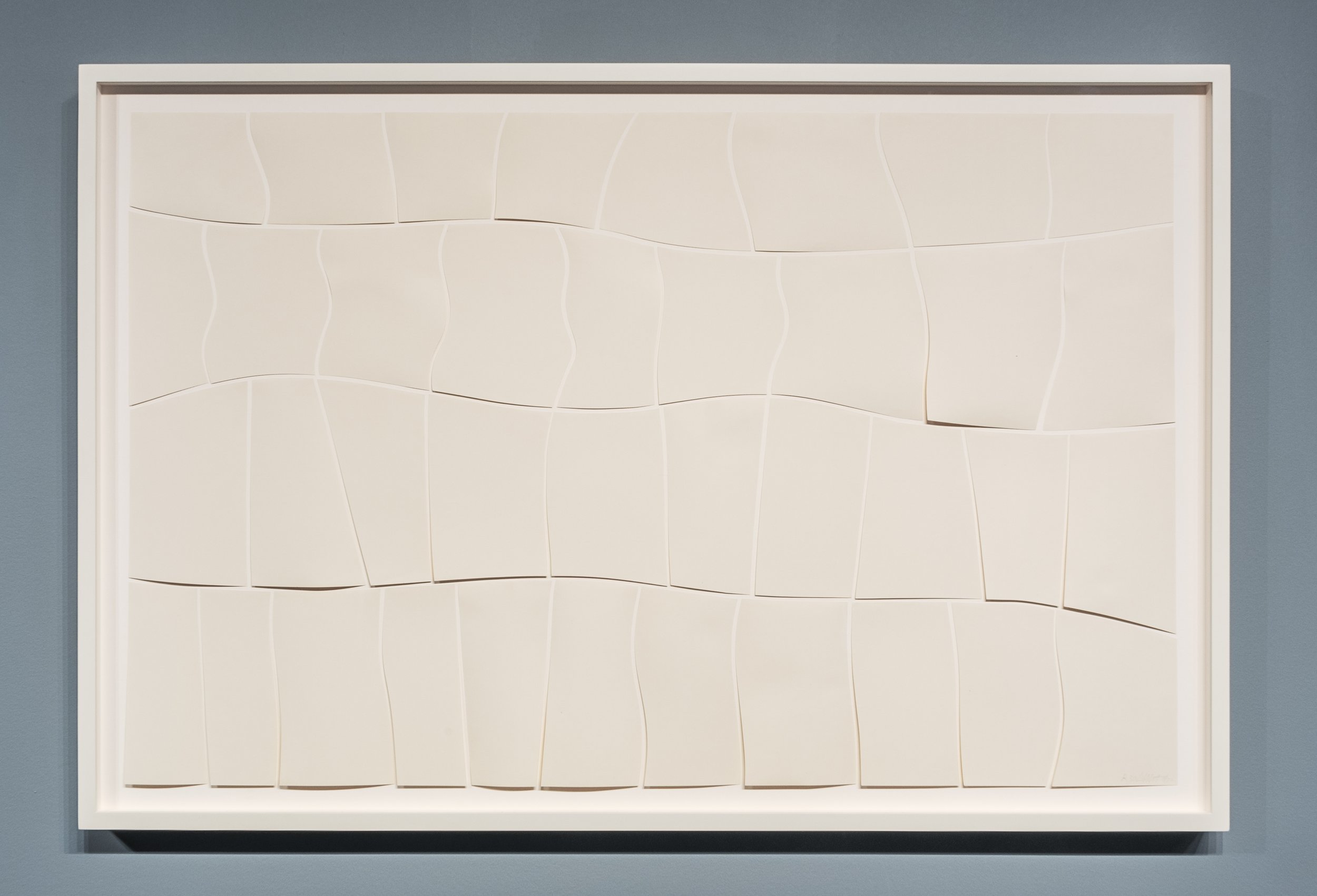  Sol LeWitt  R30, 1972 white paper 26 3/8 x 41 3/8 inches 