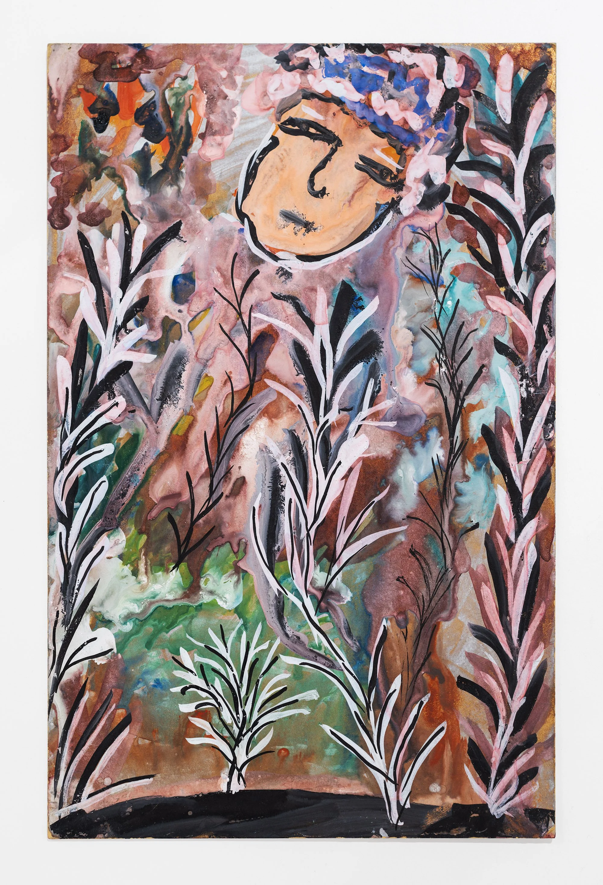   Untitled , c. 1942-48 gouache on cardboard 11 x 7 inches (27.9 x 17.8 cm) JSOB140 