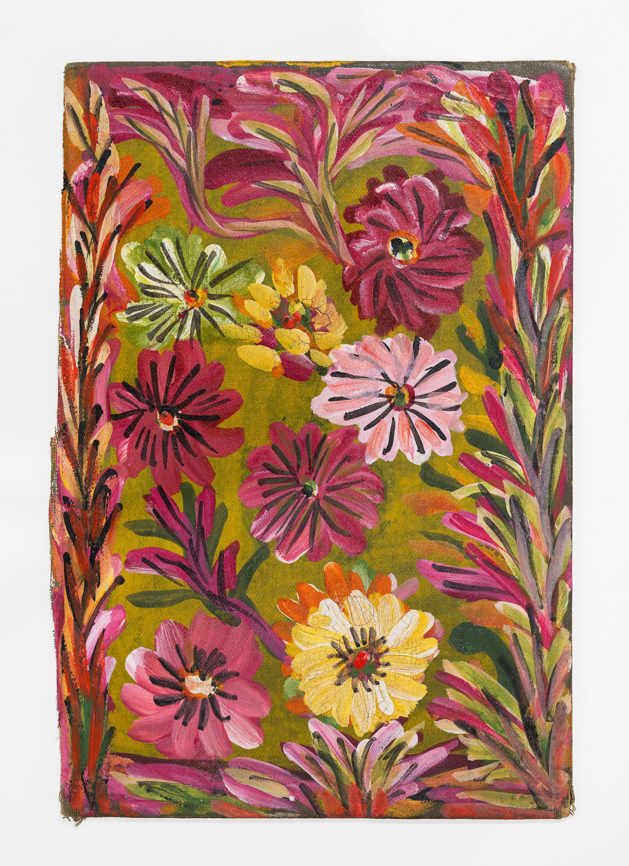   Untitled , c. 1942-48 gouache on book cover 8 1/16 x 5 1/2 inches (20.5 x 14 cm) JSOB141  Sold 