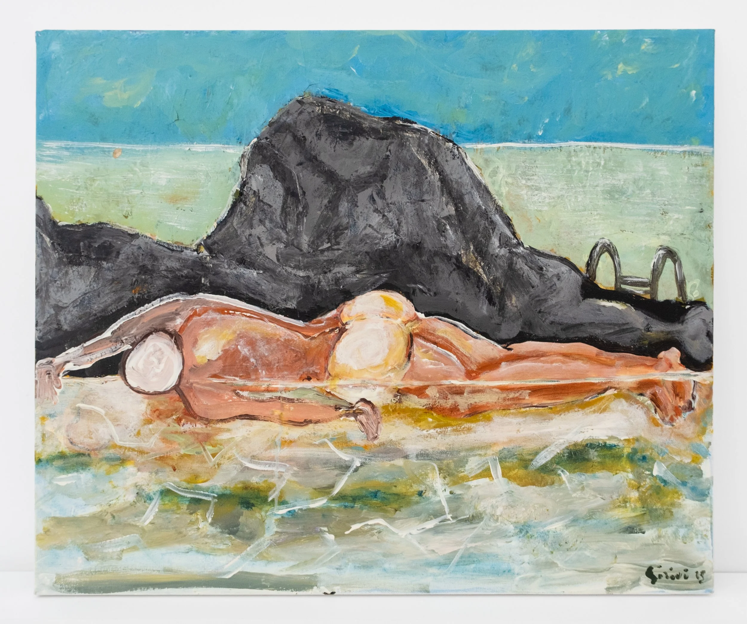  Untitled, 2025 acrylic on canvas 19 3/4 x 23 1/2 inches (50 x 60 cm)  VG397 