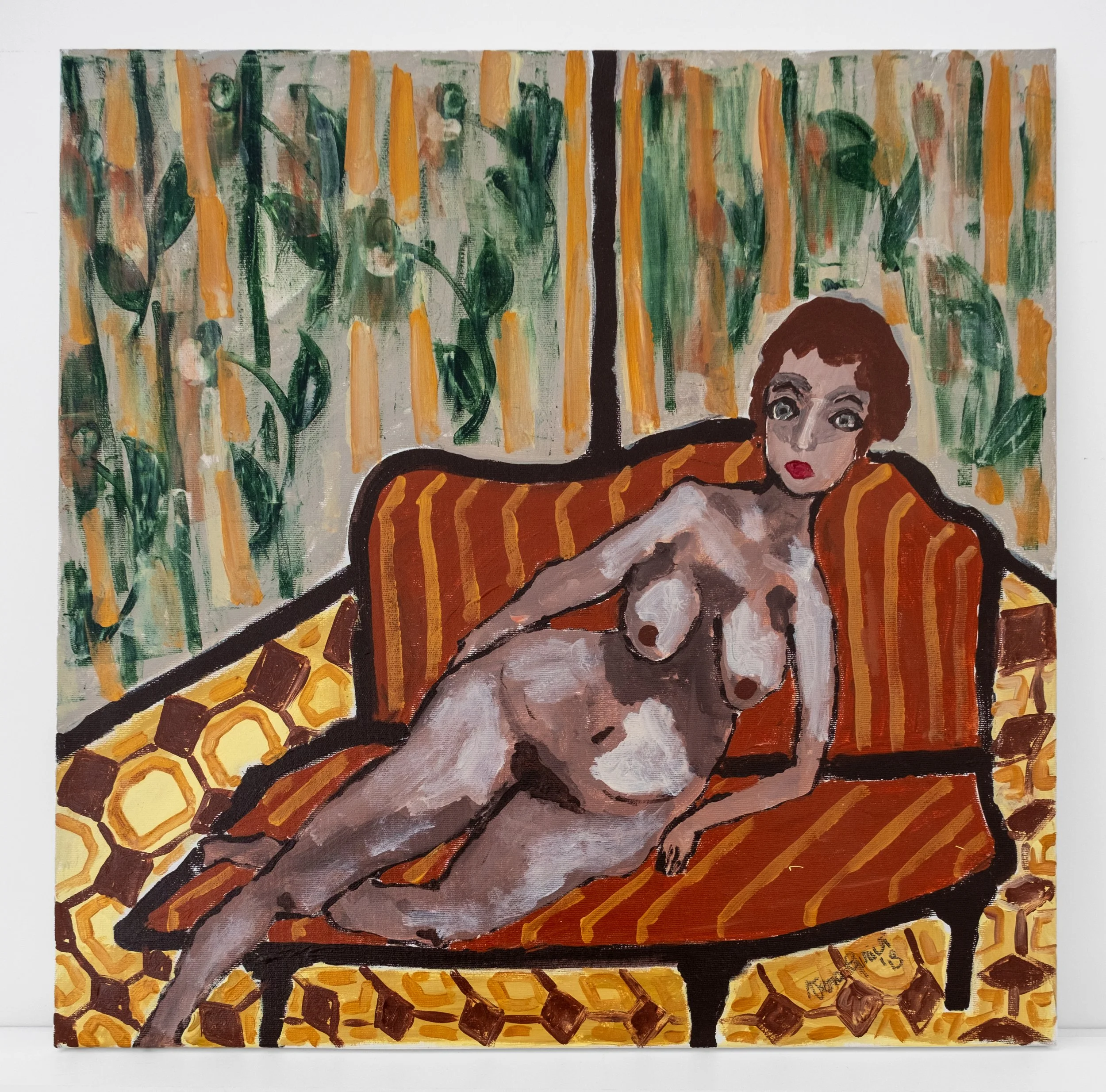   Untitled , 2019 acrylic on canvas 23 1/2 x 23 1/2 inches (60 x 60 cm)  VG399 