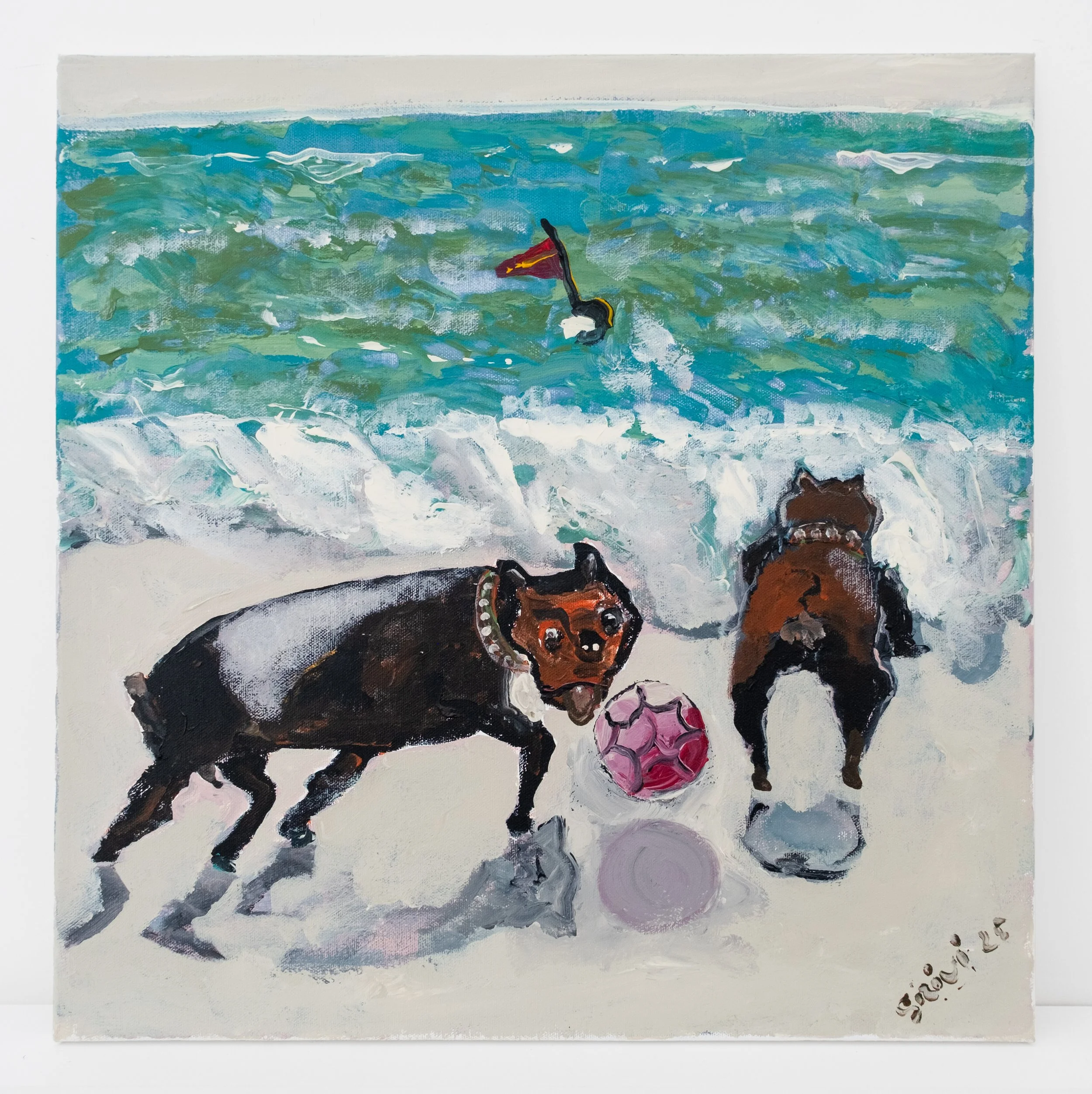   Untitled , 2025 acrylic on canvas 19 2/3 x 19 2/3 inches (50 x 50 cm)  VG394 