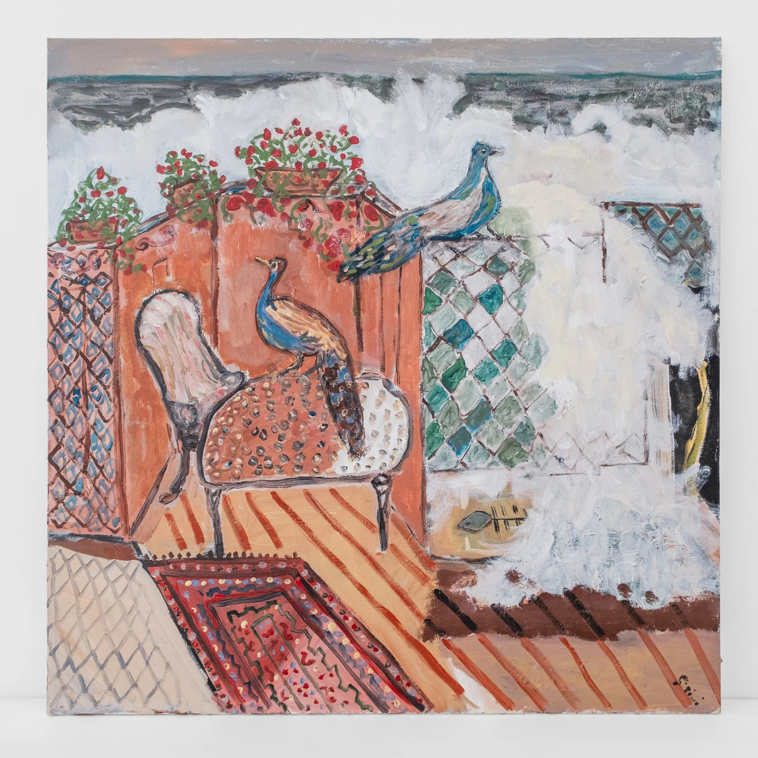   Untitled , 2025 acrylic on canvas 31 1/2 x 31 1/2 inches (80 x 80 cm)  VG392 