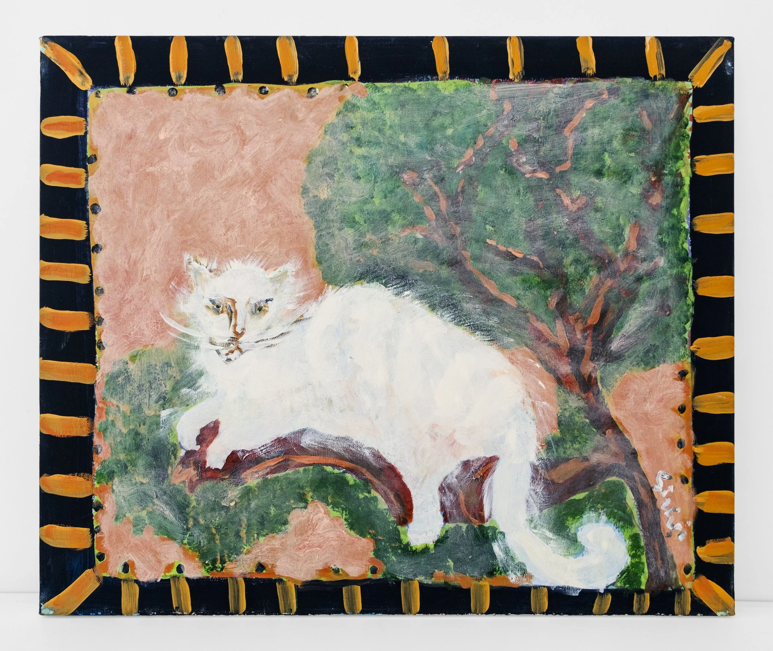   Untitled , 2025 acrylic on canvas 19 2/3 x 23 2/3 inches (50 x 60 cm)  VG390 