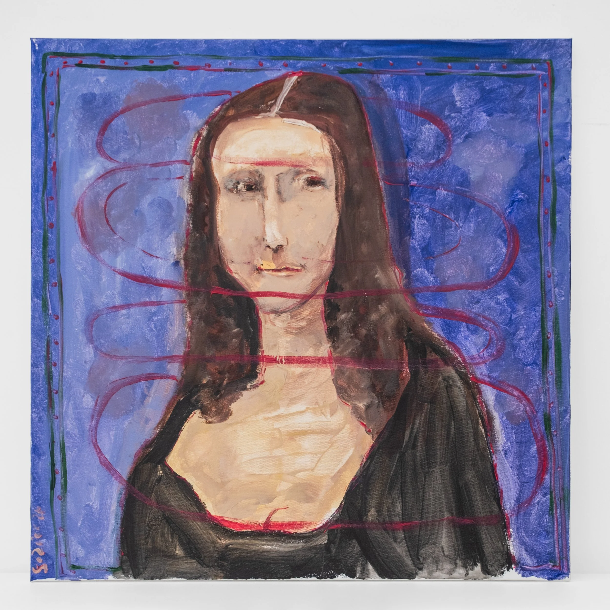   Untitled , 2025 acrylic on canvas 27 1/2 x 27 1/2 inches (70 x 70 cm)  VG389 