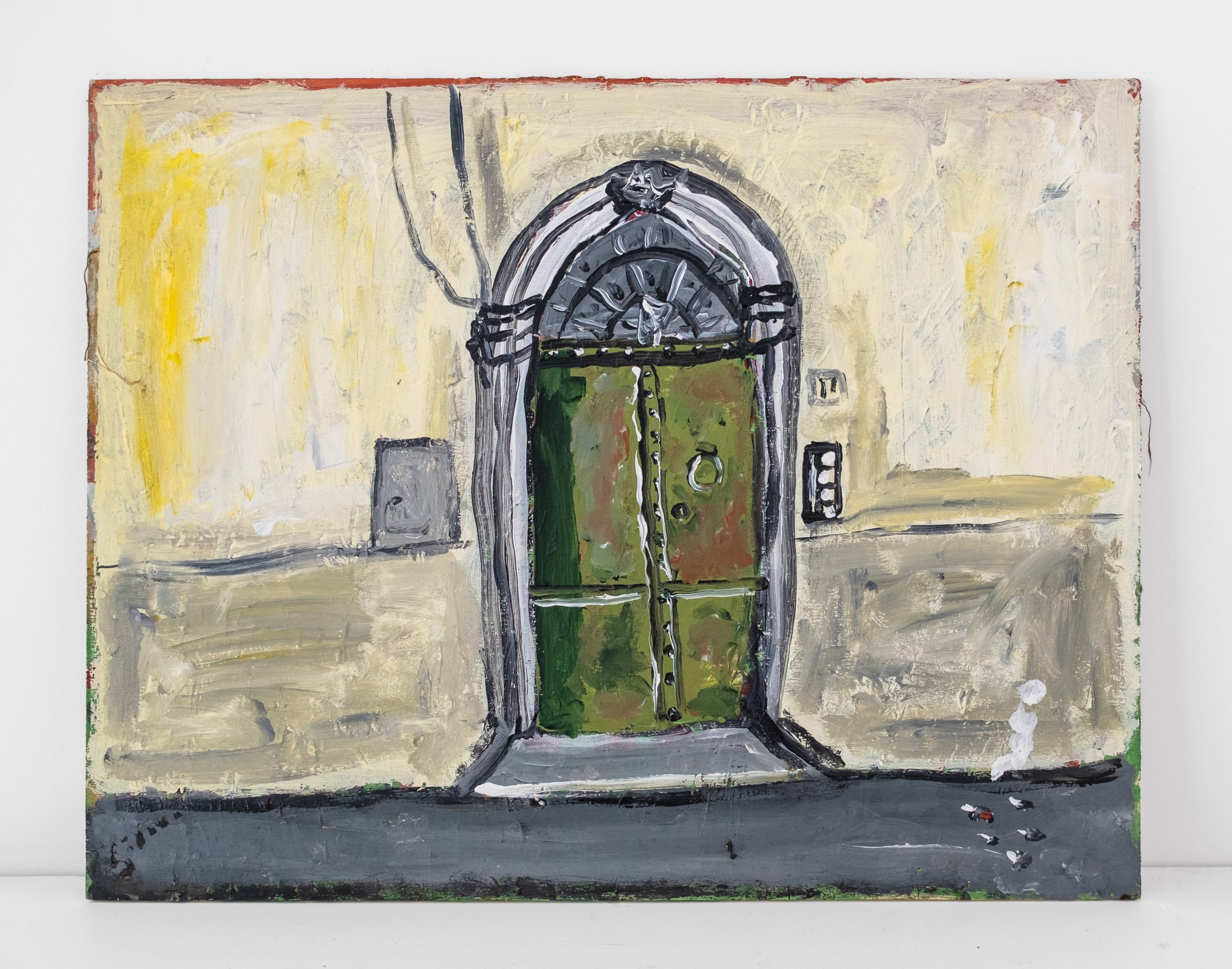   Il Custode della Mia Vita (The Guardian of My Life) , 2026 acrylic on canvas 13 3/4 x 17 3/4 inches (35 x 45 cm) VG402 