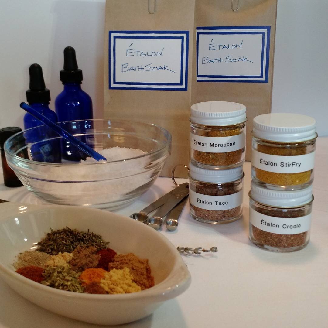 @etalonlifestyl the first prototypes of Etalon Home Bath Soaks and Spices. Bonne Sant&eacute;... Pam &amp; Jim 
#firstpost #spices #healthy #bath #etalonhome #EtalonLifeStyl