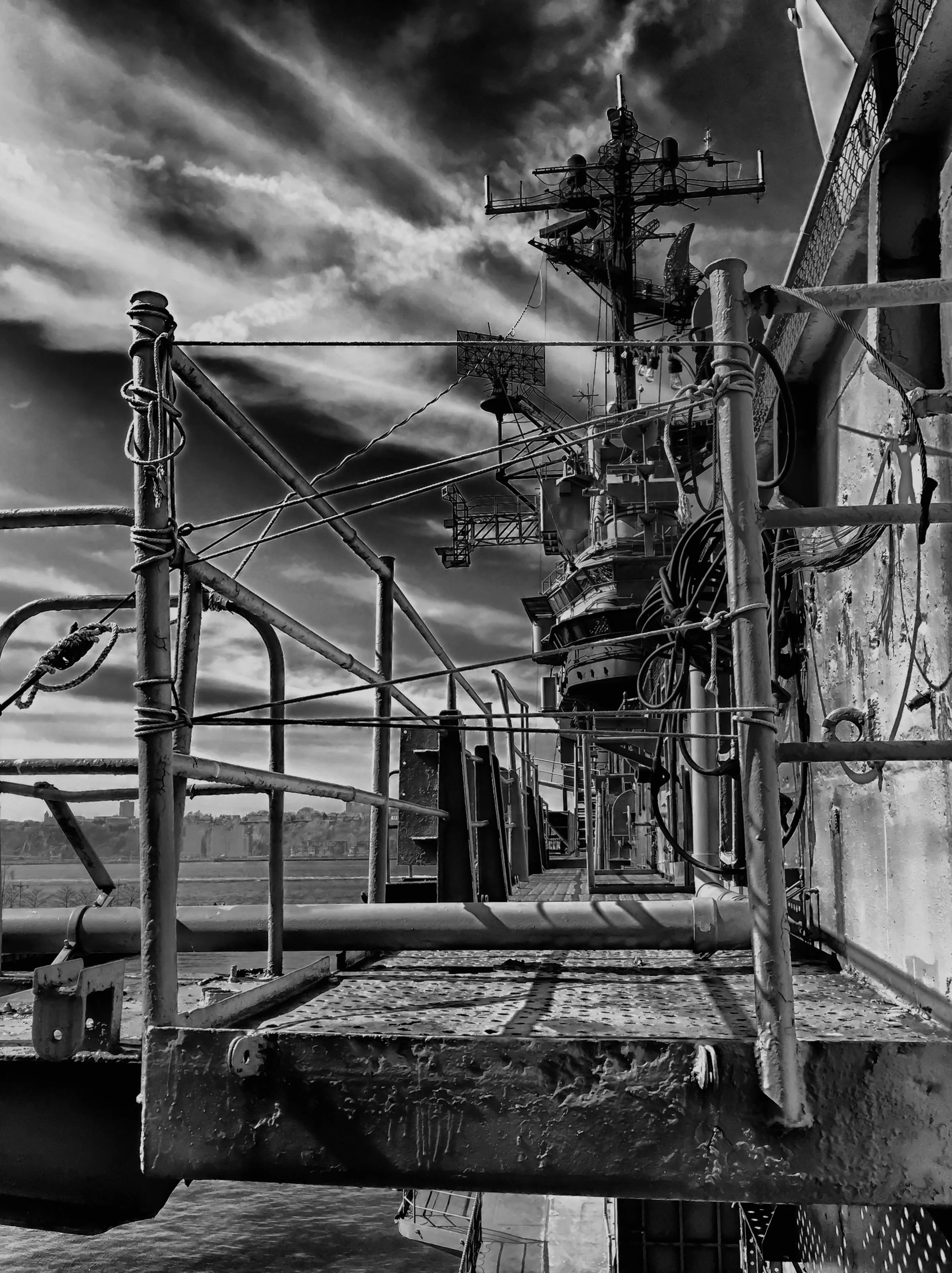 USS Intrepid Starboard Side