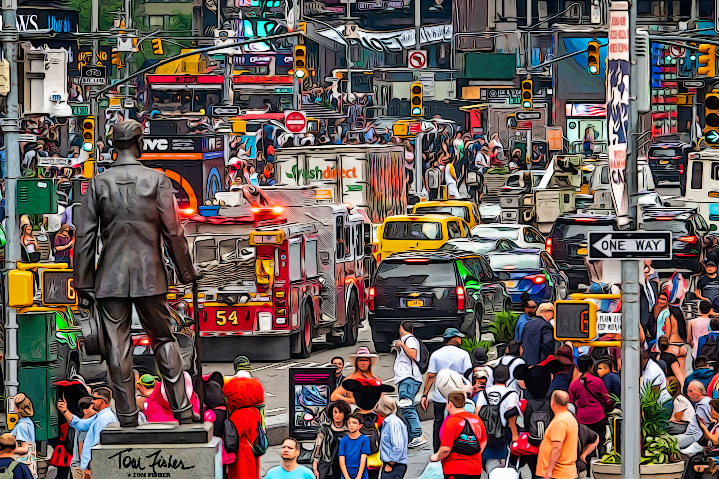 Times Square Rush Hour