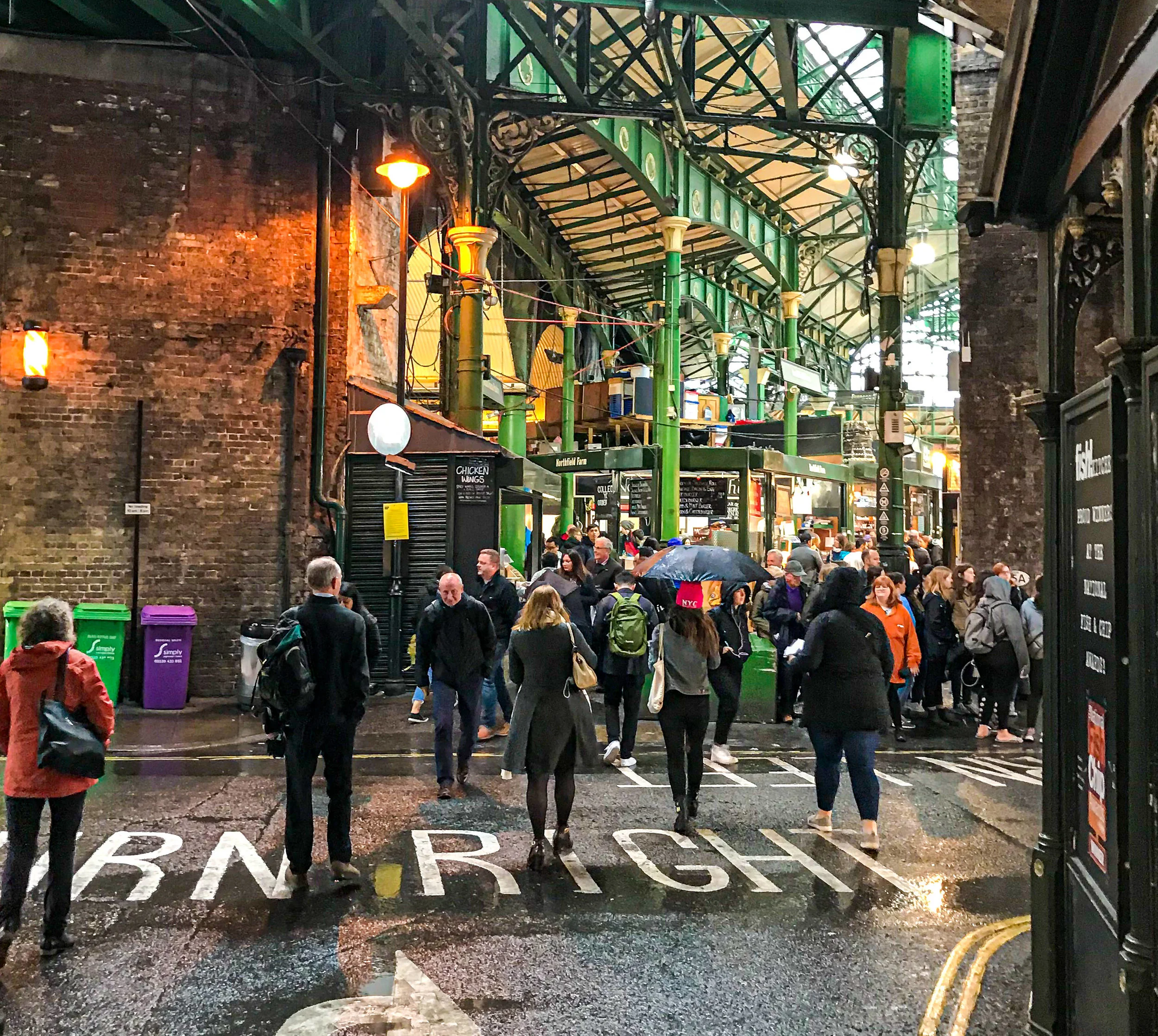 One entrance to Borough Market. It’s like an outdoor version of NYC’s Chelsea Market.
