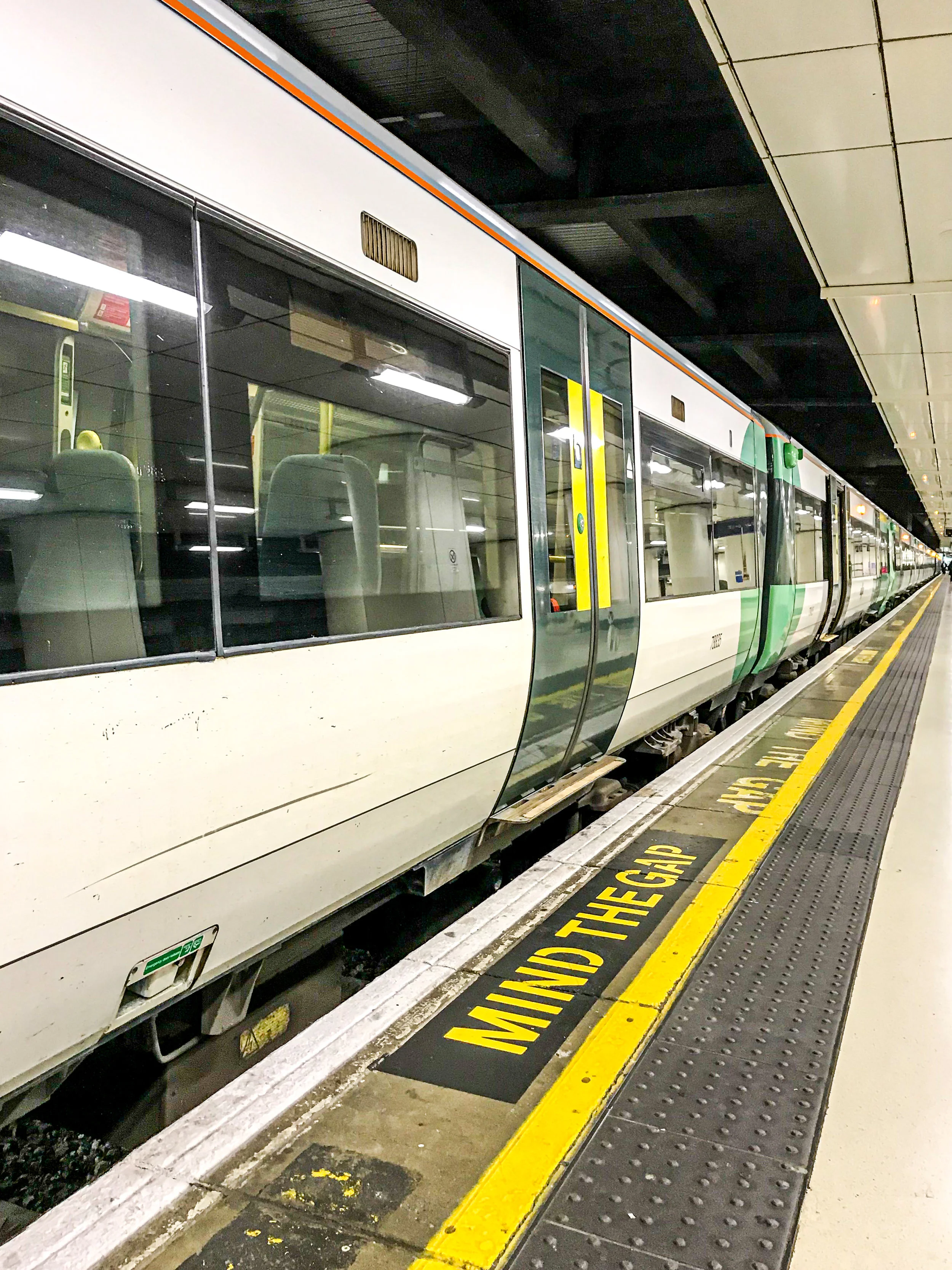 Probably the most oft-repeated phrase heard on my trip was “Mind the gap,” the admonition written and broadcast at every train stop, overground or underground.