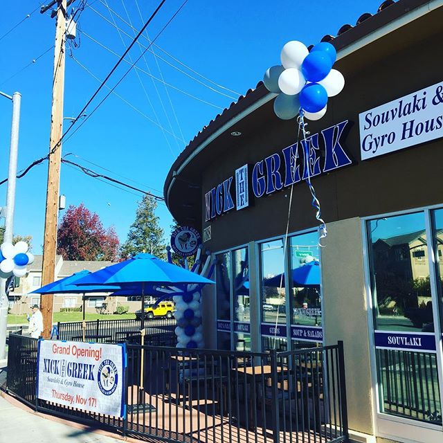 Nick the Greek King Road Grand Opening today at 11am. Come by 788 N King Rd and feed the family for FREE!!!!!! #gyros #greekfood #nickthegreek