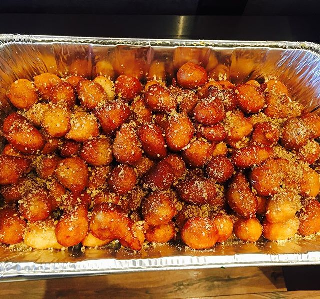 Sunday night sweet tooth? Stop by your neighborhood Nick The Greek and try our famous and delicious loukomades!!! #nickthegreeksj #desert #greekfood #delicious