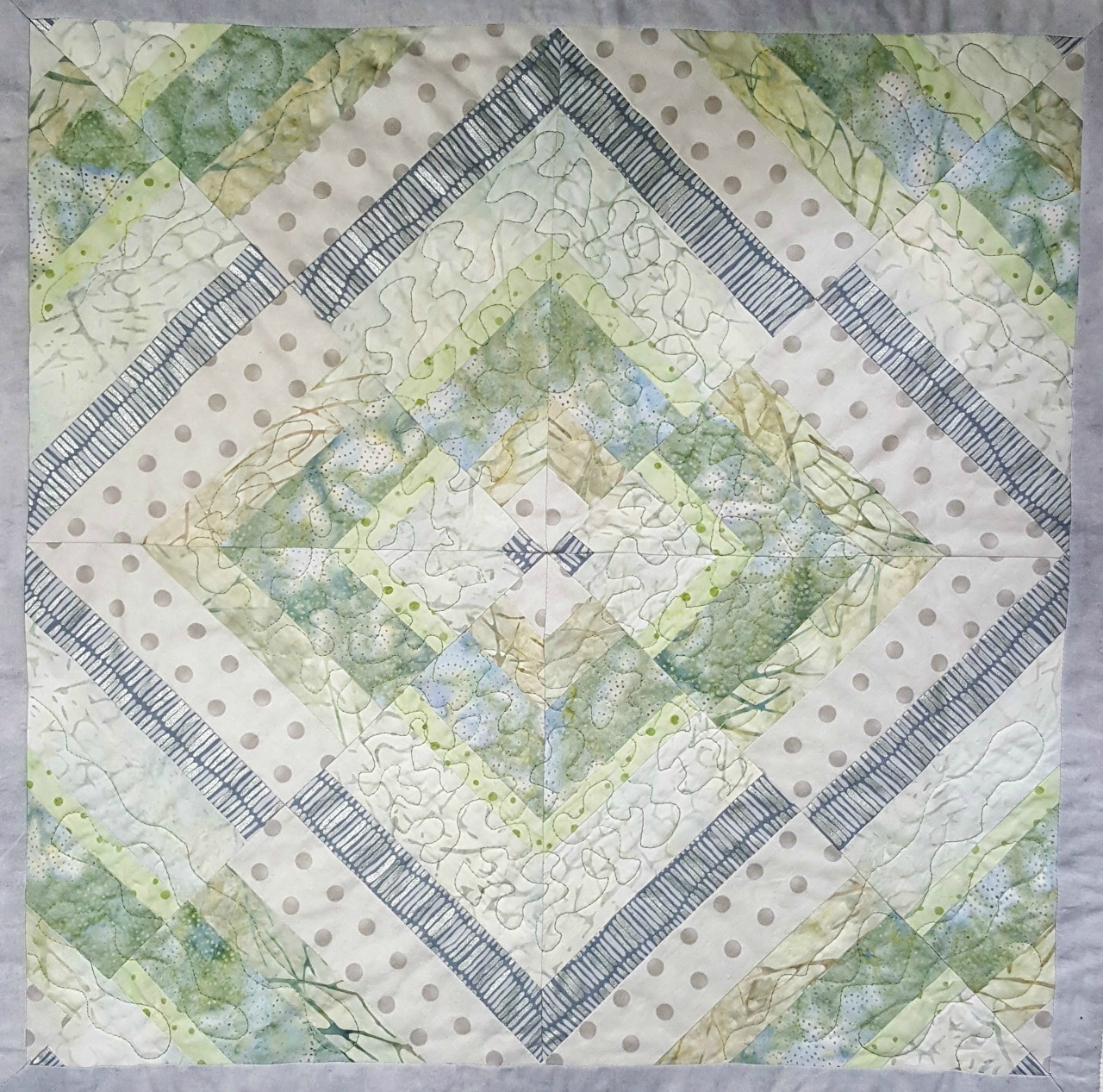 Center detail of Wedding Quilt