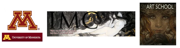 University of Minnesota College of Design (2010, 2011) Guest Lecturer, Visiting Professional Illustration Master Class (2014, 2015) Official Portfolio Reviewer SmArt School (2013, 2014, 2015) Guest Art Director (Todd Lockwood, Greg Manchess, Marc Scheff)