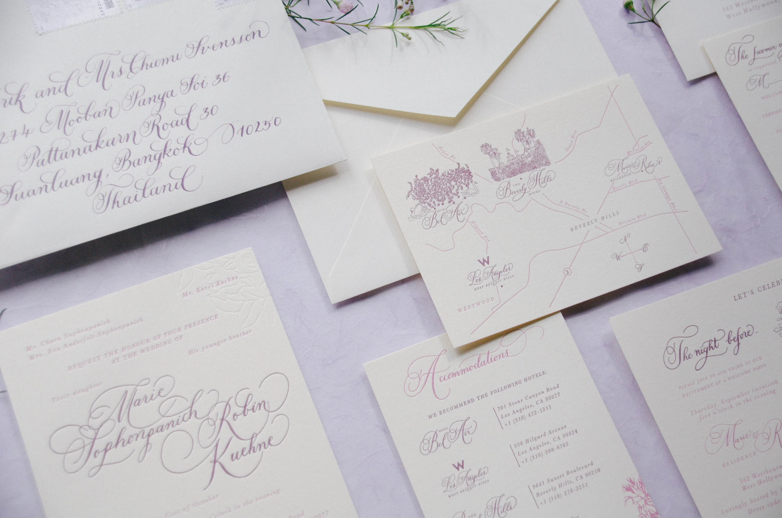 Letterpress Invitation Suite
