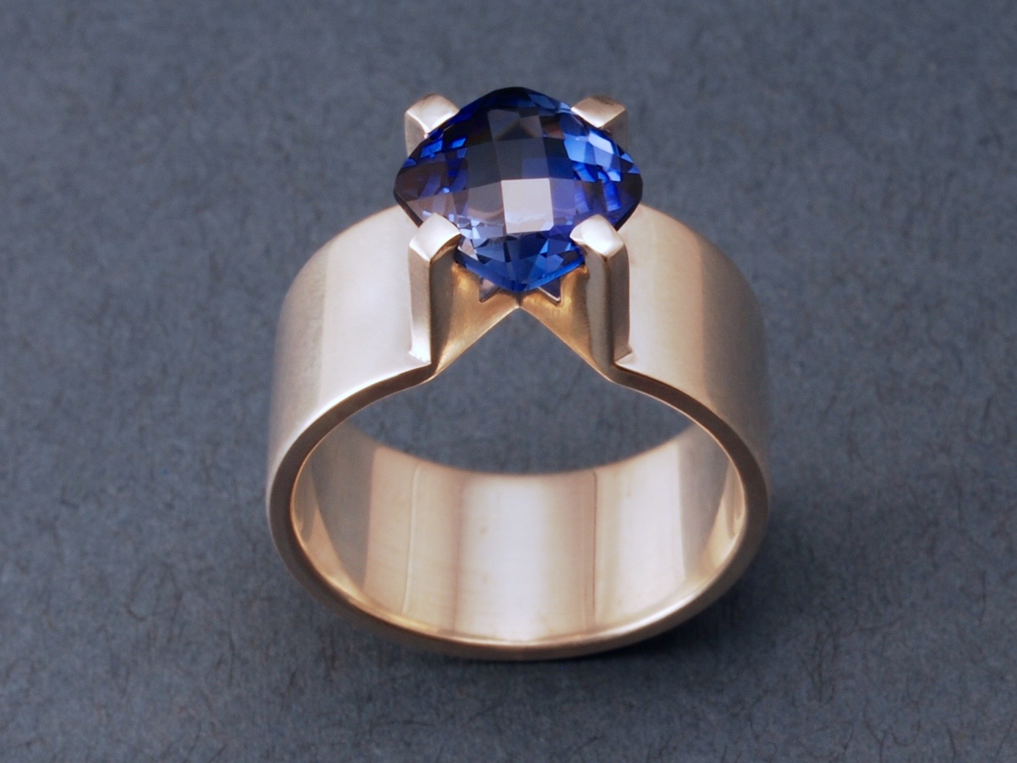 sapphire bias ring