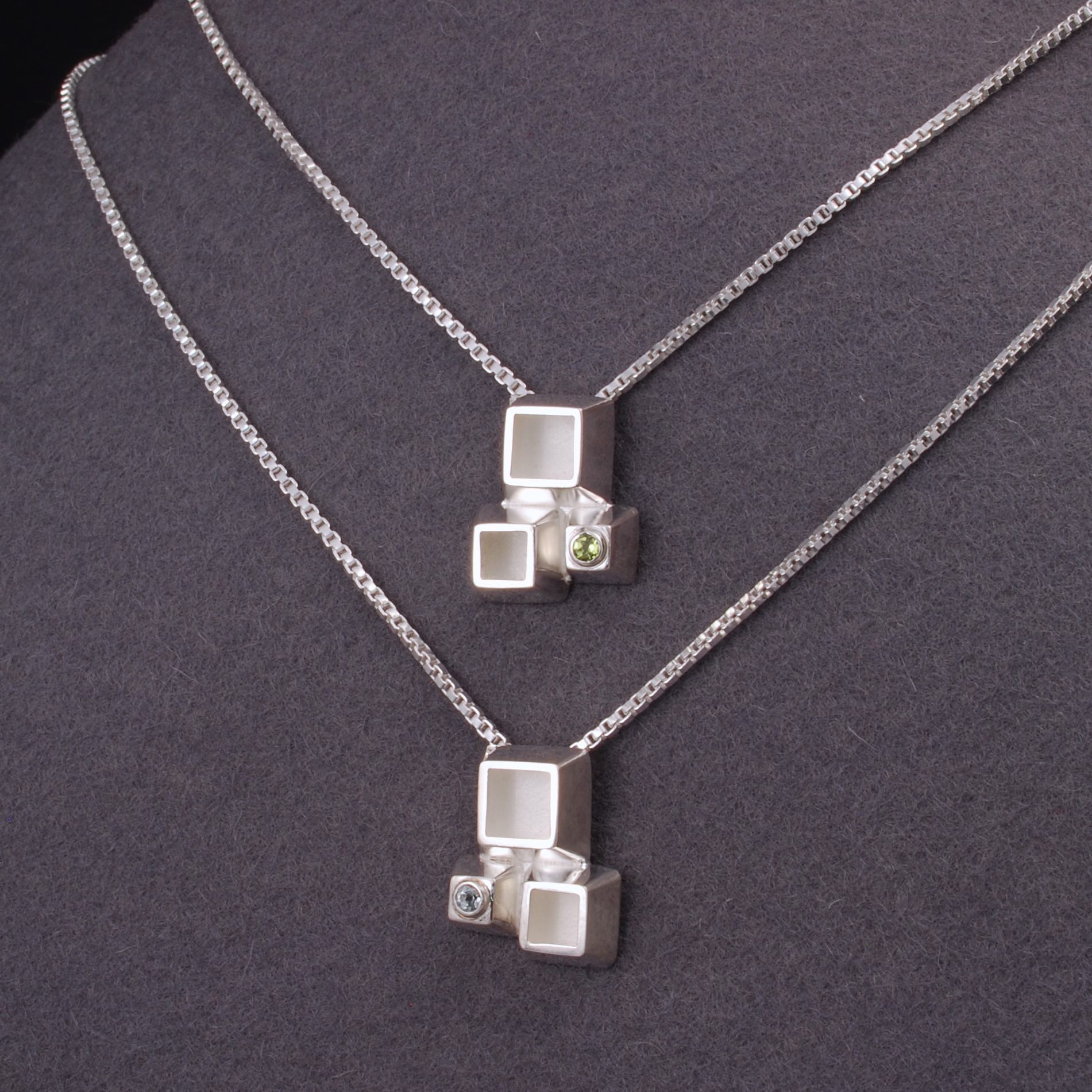cube triplet pendants