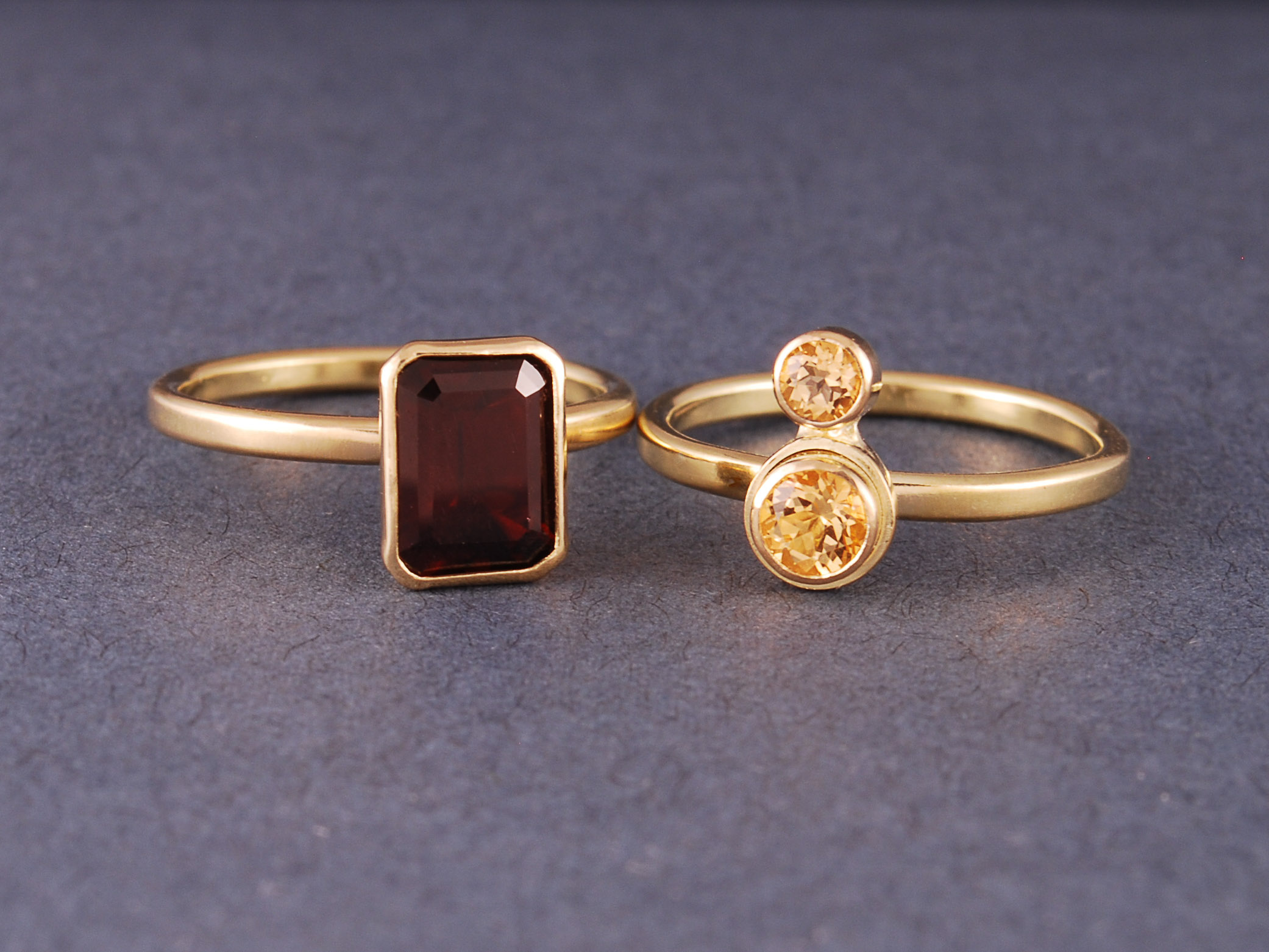 custom gold stacking rings