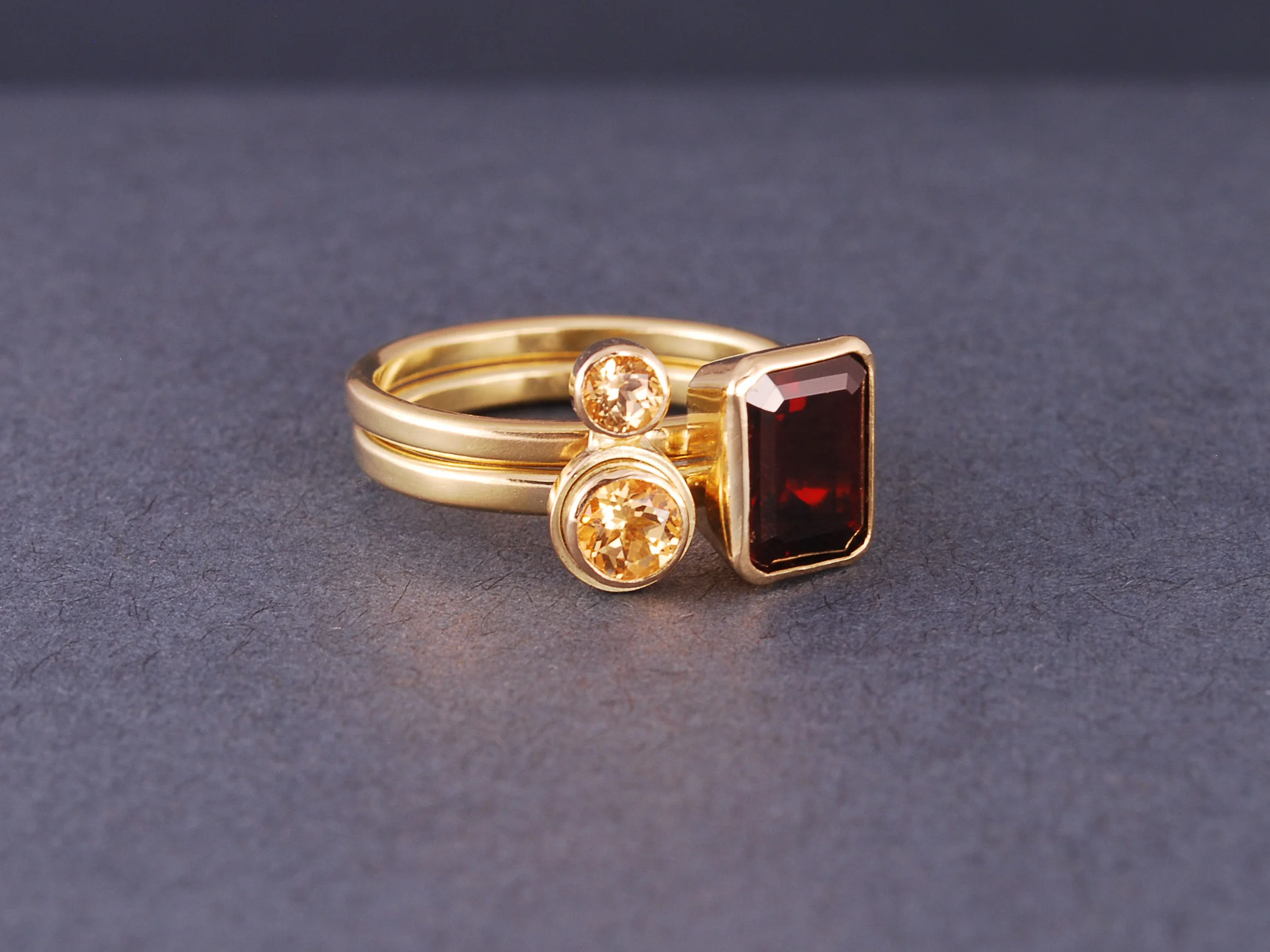 custom gold stacking rings