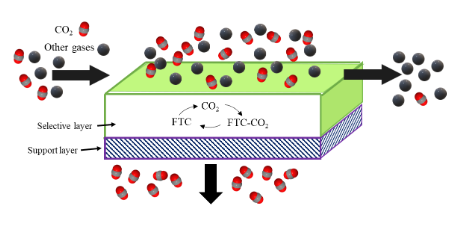 Membrane technology for CO2 removal in space