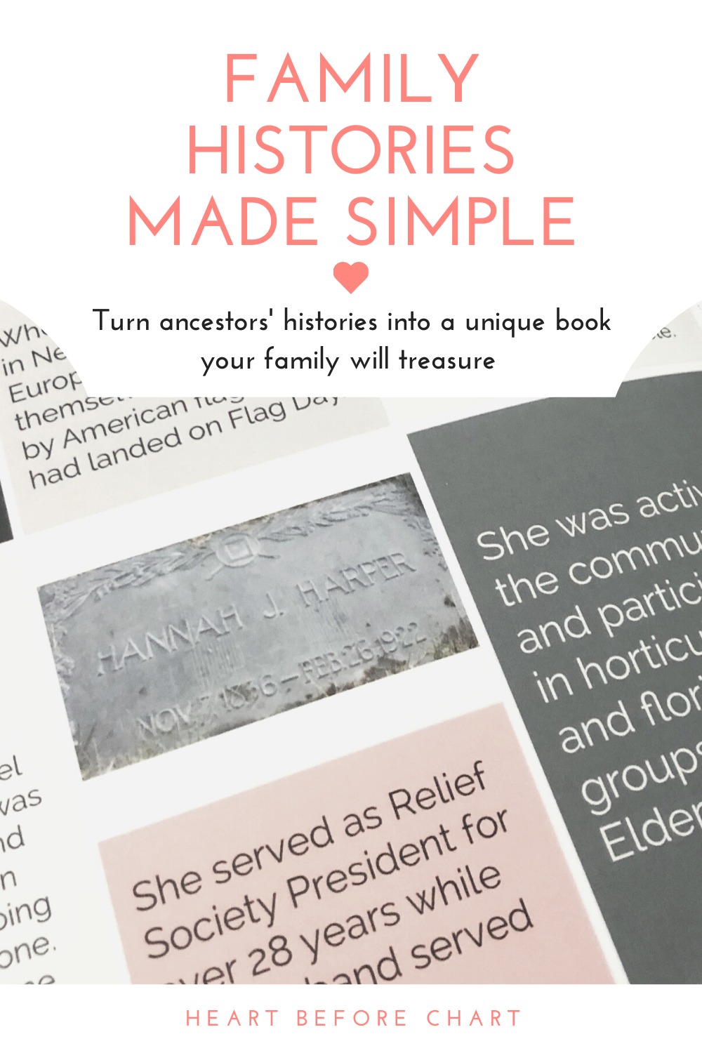 Family Histories Made Simple