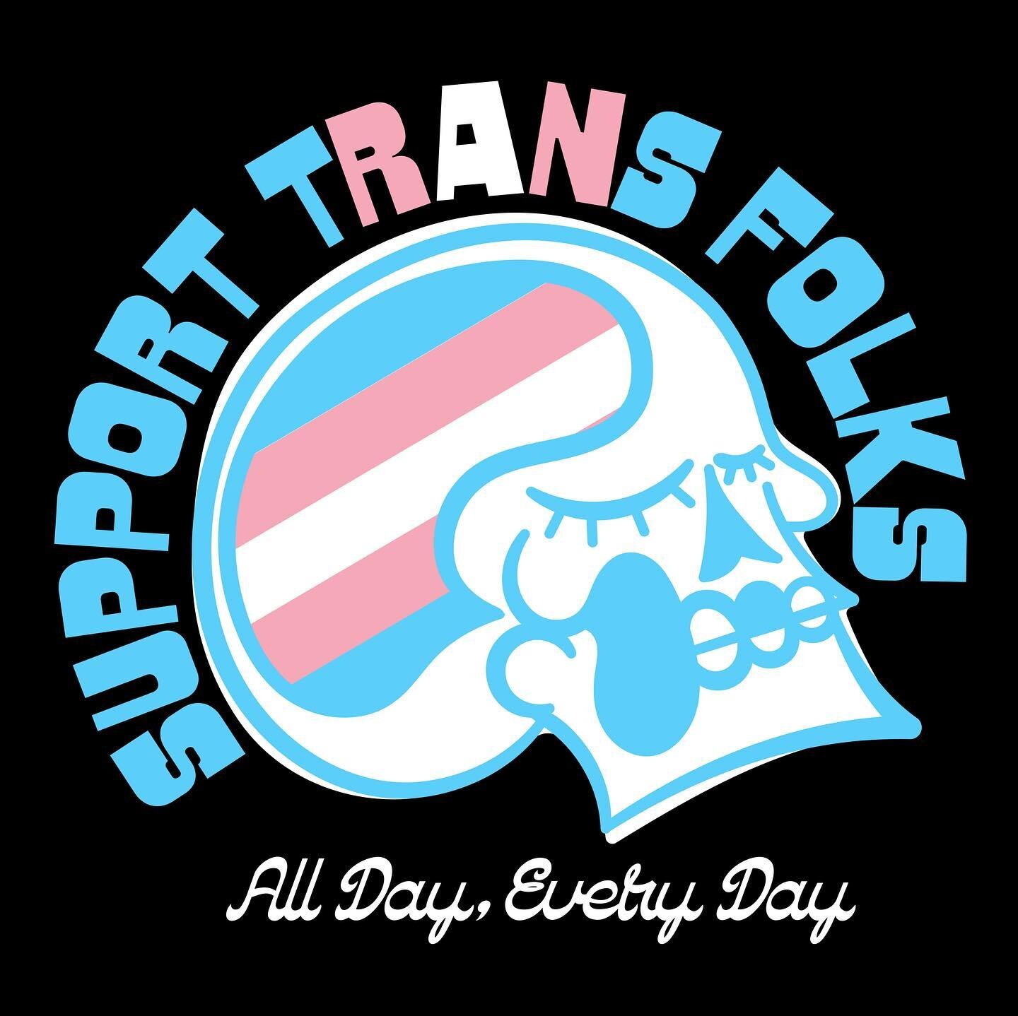 Can't stop won't stop. Thinking of all my trans siblings today. Love and support the trans people in your life. All day every day. #transdayofvisibility